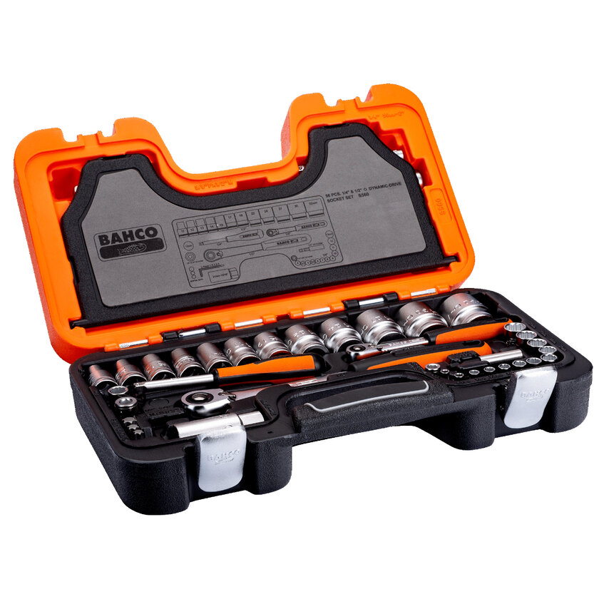 Sada hlavic 1/4"+1/2" 56d 4-32mm