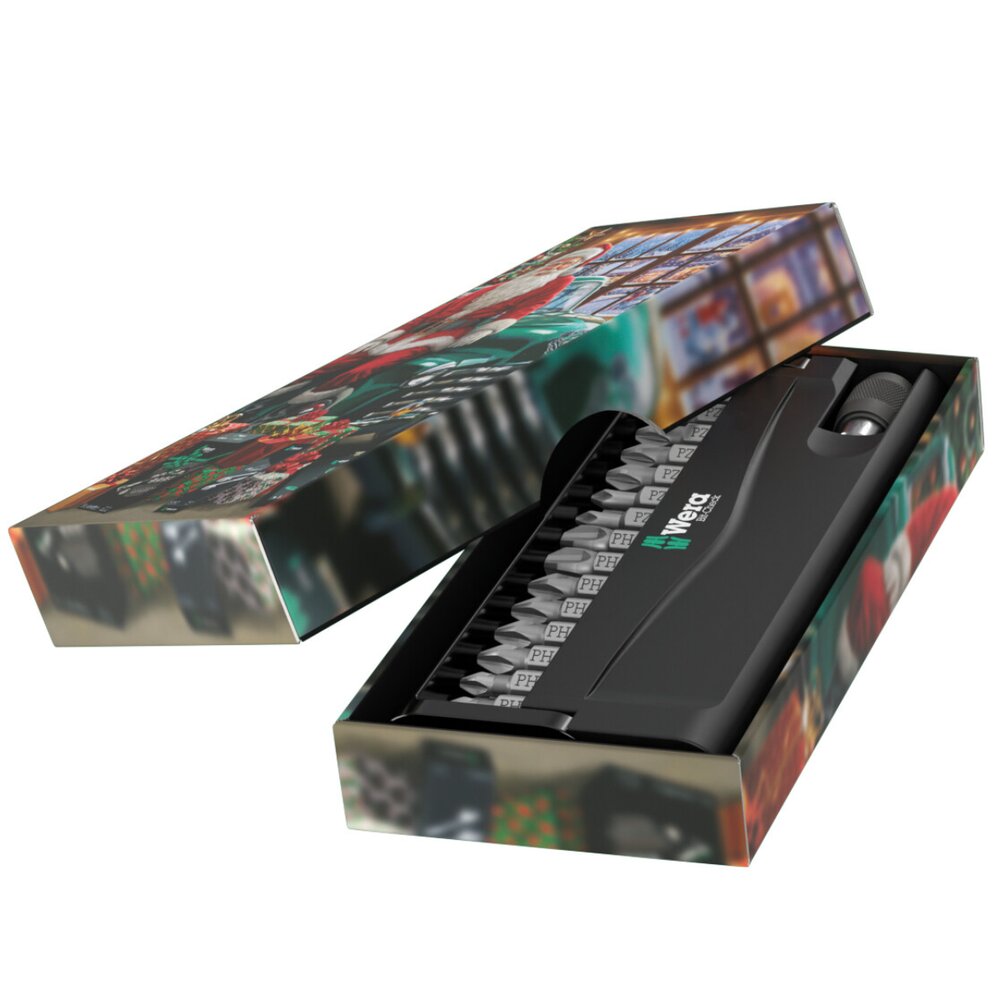 Wera sada bitů 30d Ph+PZ+Tx Christmas 2026