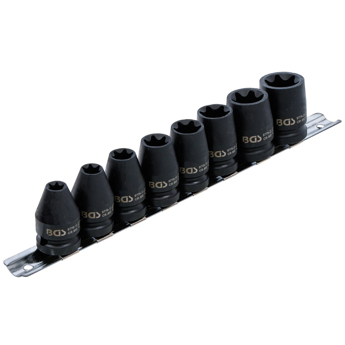 Sada nástrčných hlavic Torx 1/2" - 8 dílů