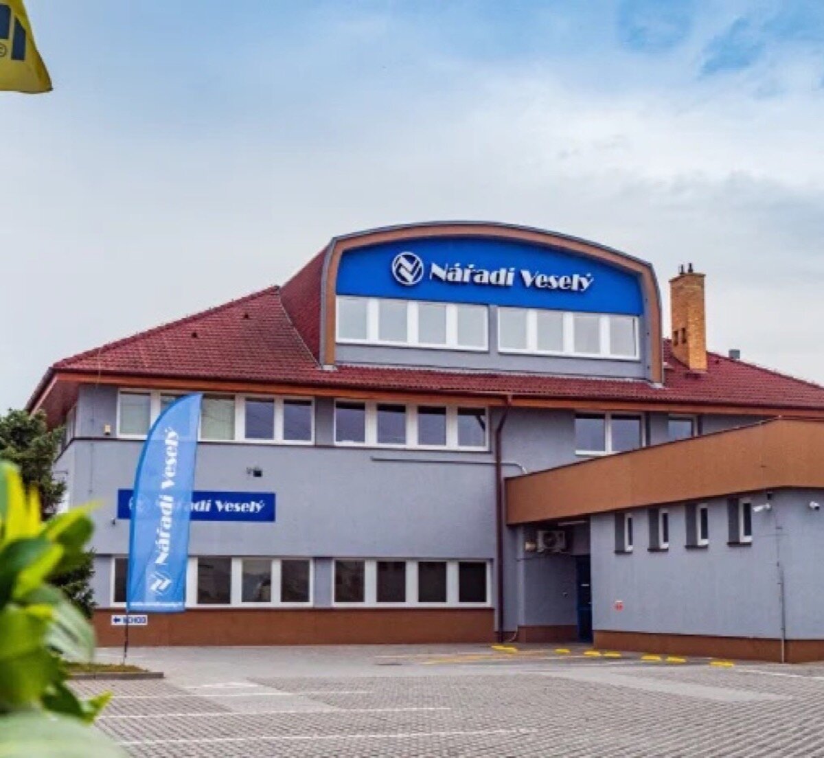 Budova prodejny na Olomoucké 158