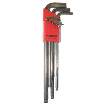 Sada klíčů imbus s kuličkou 9d 1,5-10mm Cr 
