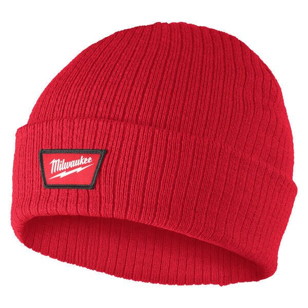 Čepice zimní úplet BEANIE červená
