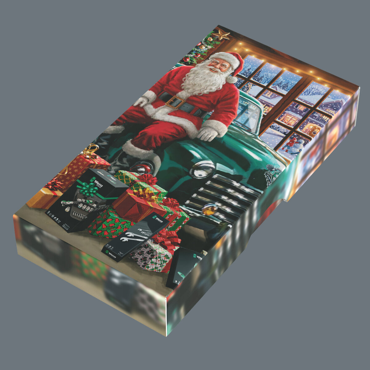 Wera sada klíčů IMBUS 4d 3-6mm + otvírák Christmas 2026