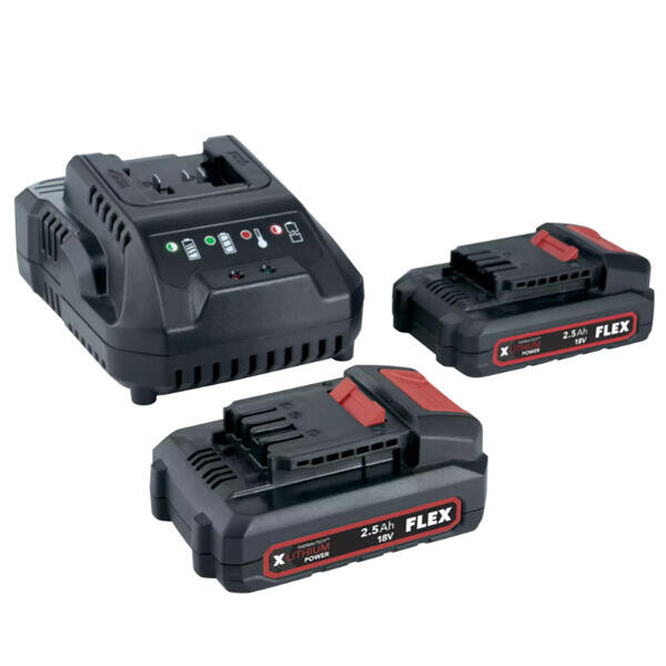 Aku set 18V 2x2,5Ah + nabíječka CA 18.0 LD Set 22