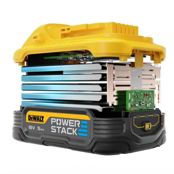 Aku článek DCBP518 18V 5,0Ah PowerStack 2x + nabíječka DCB1104