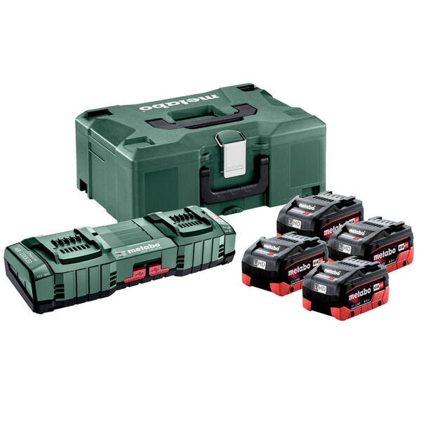Akumulátor 18V 8Ah LiHD - 4x + nabíječka ASC145 duo