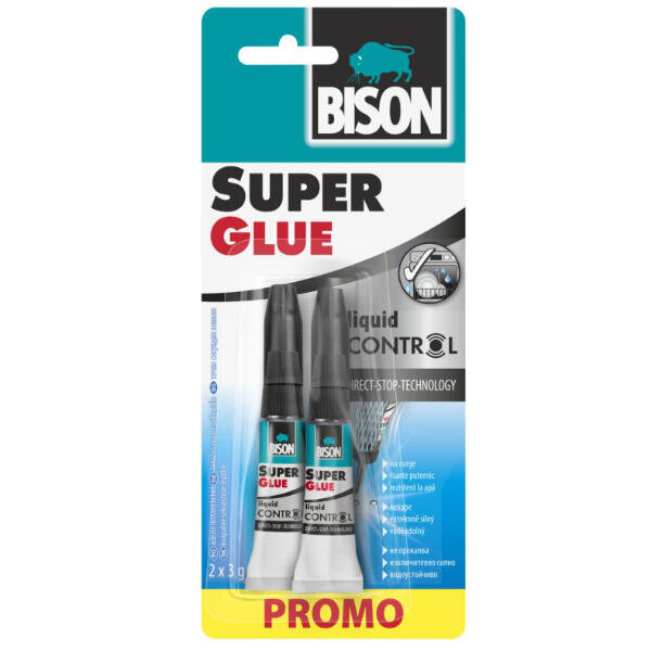 Bison lepidlo vteřinové Super Glue Control 2x 3g