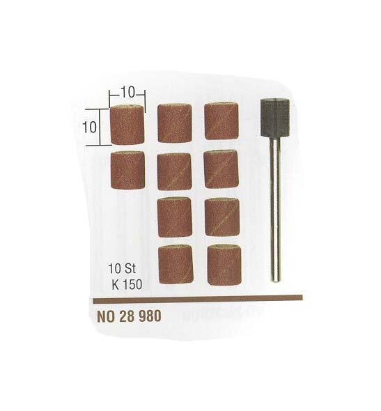 Brusný kotouč 10x10mm zr150 10ks+trn