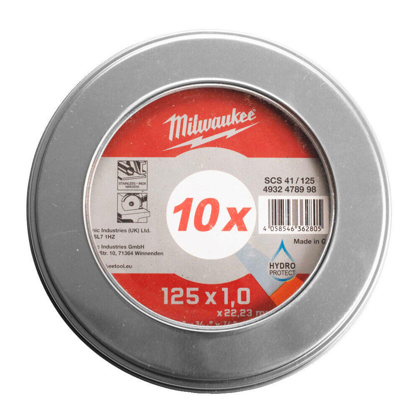 Flex 125x1mm inox 10ks Milwaukee