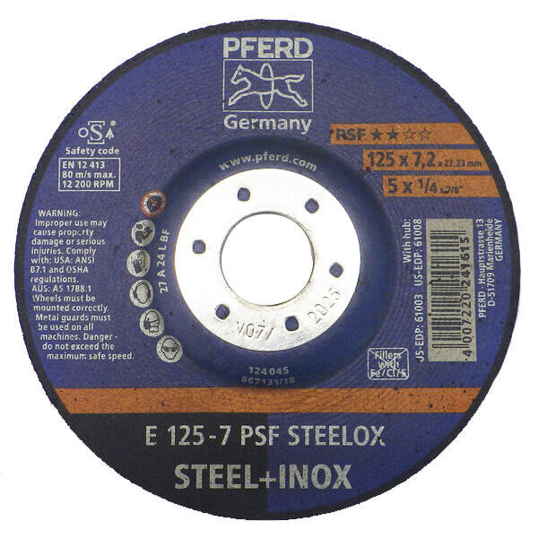 Flex 125x7,0mm PSF steel+inox