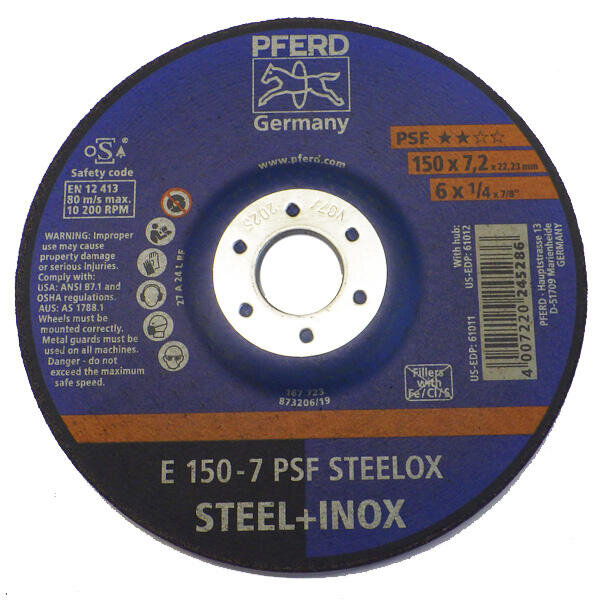 Flex 150x7,0mm PSF steel+inox