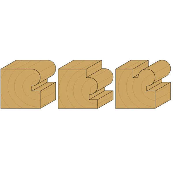 Fréza pro zaoblení hran s ložiskem R3,2 22,2x15mm s 8