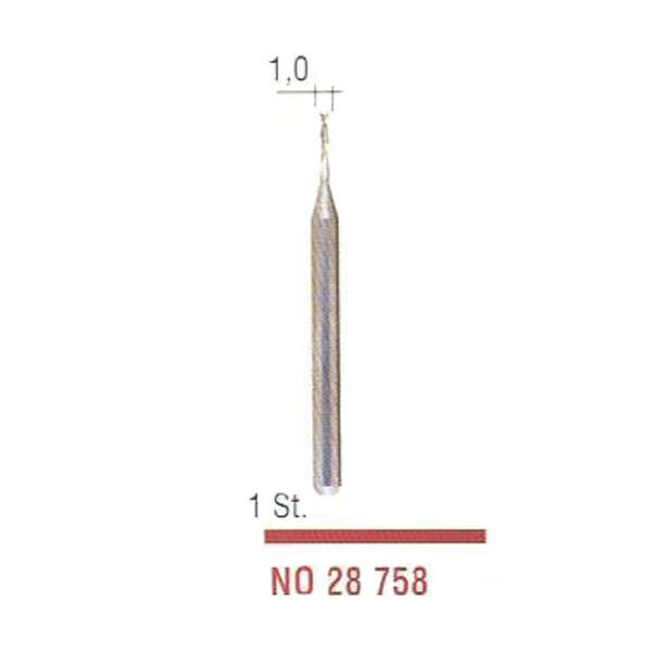 Fréza tvrdokov 1mm