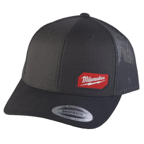 Kšiltovka černá síťovina Snapback Trucker