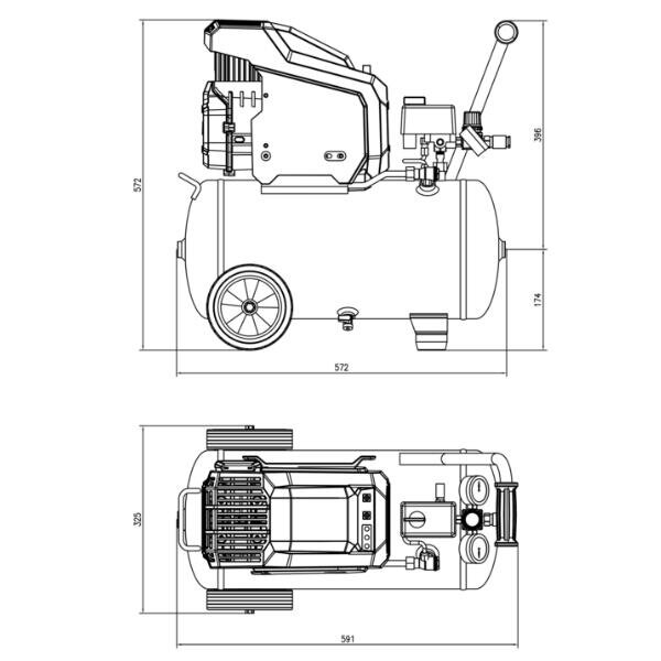 Kompresor Basic 250-24 OF