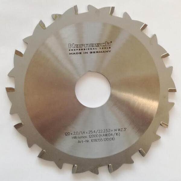 Kotouč řezný HM 120/22,2mm na dřevo