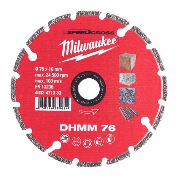 Kotouč diamant  76x10mm stavební