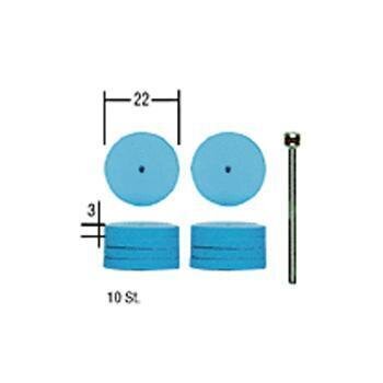 Kotouč leštící 22x3mm silikon 10ks