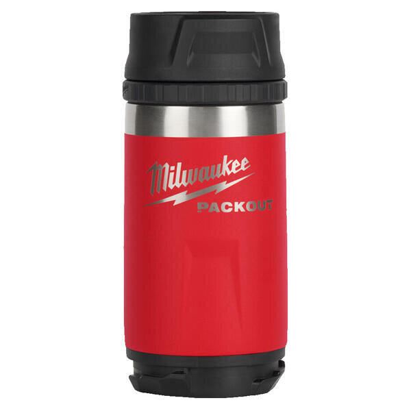 Láhev s víkem 355ml červená