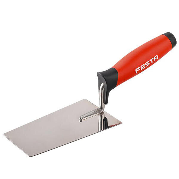 Lžíce zednická 120x80mm inox gum.ruč.
