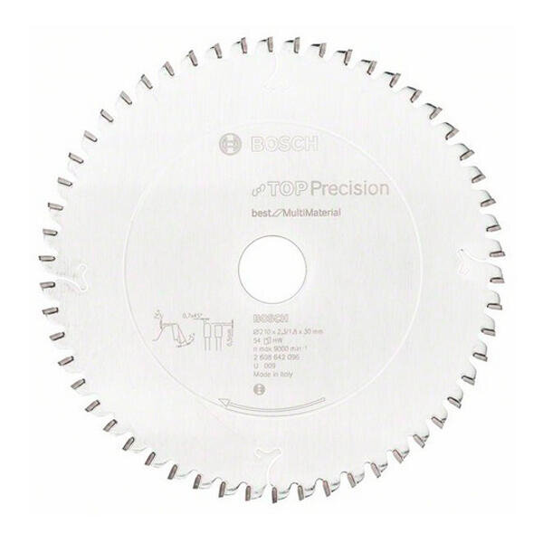 Pilový kotouč 210x30 z54 x2,3mm Top Precision Best for Multi