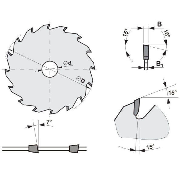 Pilový kotouč 305x30 z 80 x2,8mm 80 WZ SSW