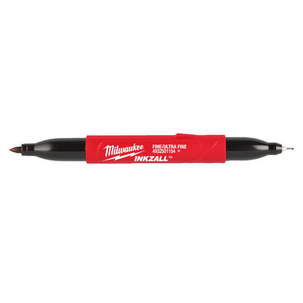Popisovač double 1mm/0,6mm černý