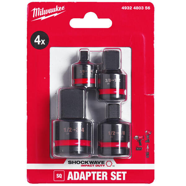 Redukce kovaná 1/4"-3/4" sada 4d