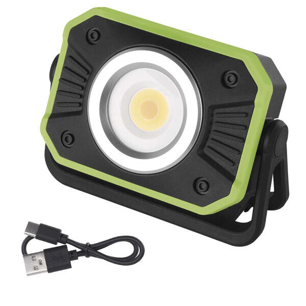 Reflektor nabíjecí COB 900lm 2x2000mAh