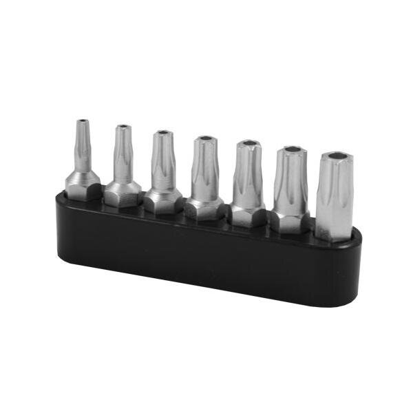 Sada bitů 1/4" TX 10-40 s otvorem 7d