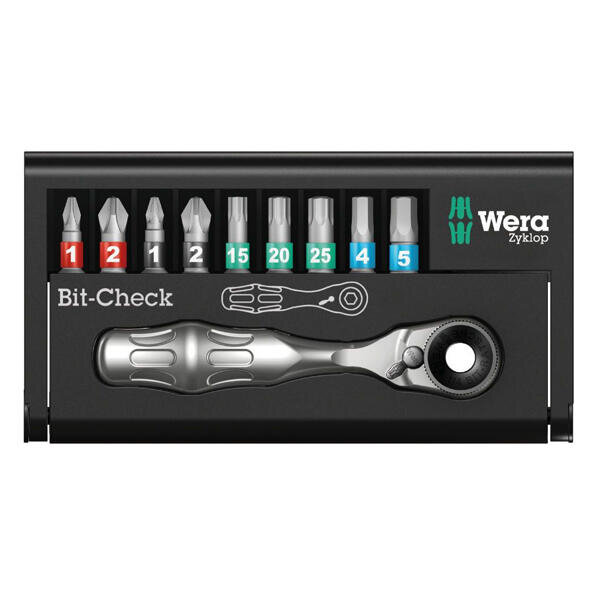 Sada bitů 1/4" pl+Ph+Tx Zyklop Mini BiTorsion 1