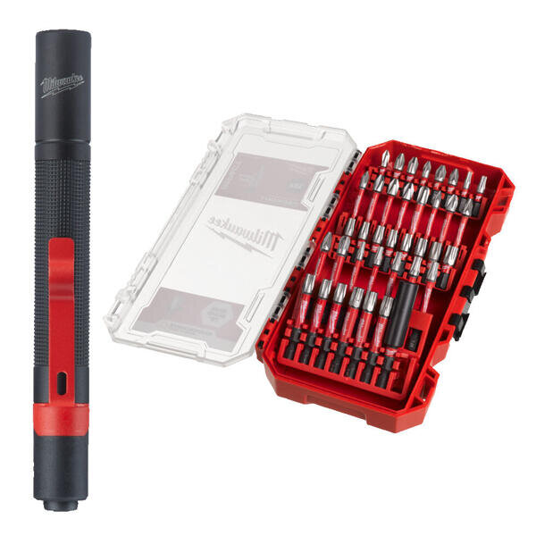 Sada bitů 39d Shock + svítilna IPL-LED