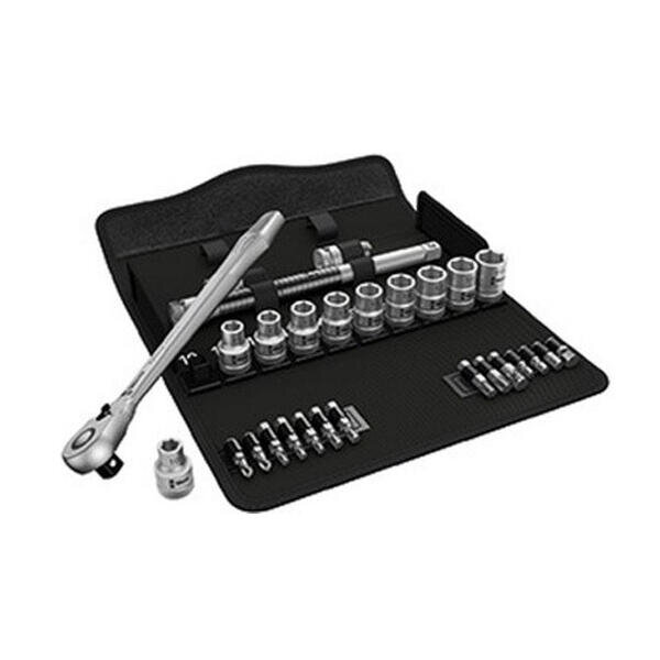Sada hlavic 1/2" s ráčnou ZYKLOP metal 28d