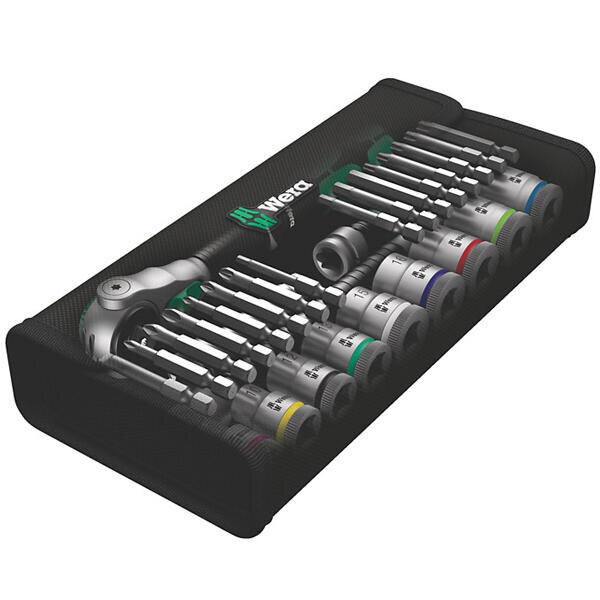 Sada hlavic 3/8" ráčna+bity 29d