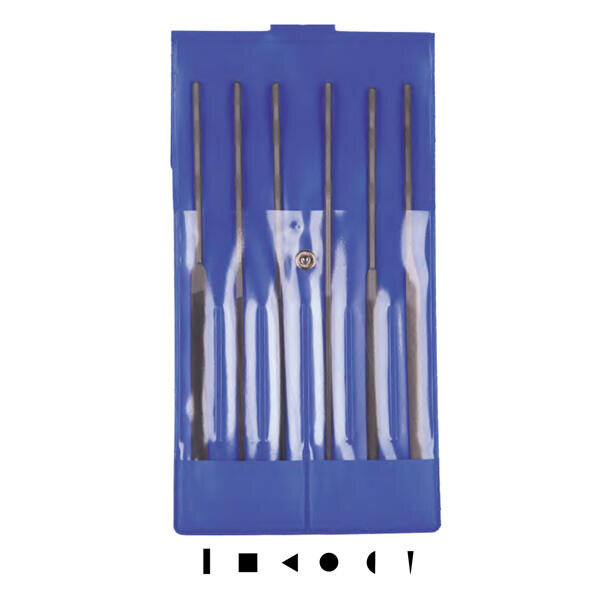 Sada pilníků jehlových 180mm/sek2 6d