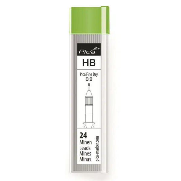 Tuha PICA Dry Fine HB 0,9mm 24ks