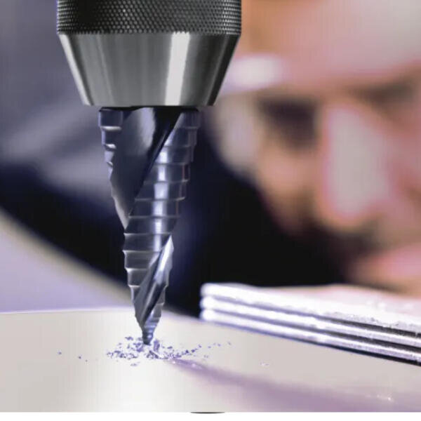 Vrták stupňovitý spirálový 9-38mm Co5% Flowstep